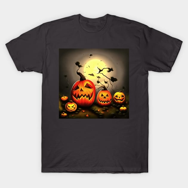 Halloween Happenings Birth Of The JackOLantern T-Shirt by taiche